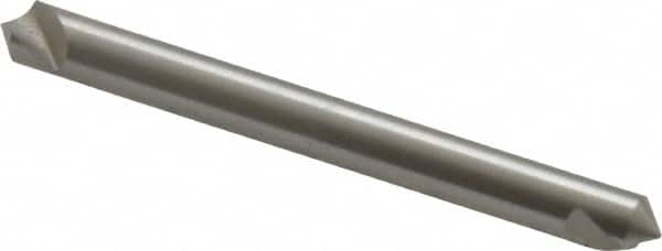 Hertel - 3/16" Head Diam, 3/16" Shank Diam, 1 Flute 100° High Speed Steel Countersink - All Tool & Supply