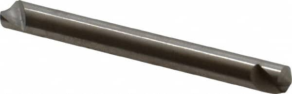 Hertel - 3/16" Head Diam, 3/16" Shank Diam, 1 Flute 120° High Speed Steel Countersink - All Tool & Supply