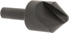 Hertel - 1-1/4" Head Diam, 1/2" Shank Diam, 1 Flute 82° High Speed Steel Countersink - All Tool & Supply