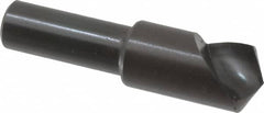 Hertel - 1/2" Head Diam, 3/8" Shank Diam, 1 Flute 120° High Speed Steel Countersink - All Tool & Supply