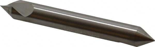 Hertel - 1/4" Head Diam, 1/4" Shank Diam, 1 Flute 60° High Speed Steel Countersink - All Tool & Supply