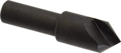 Hertel - 1/2" Head Diam, 3/8" Shank Diam, 1 Flute 82° High Speed Steel Countersink - 2" OAL, Straight Shank - All Tool & Supply