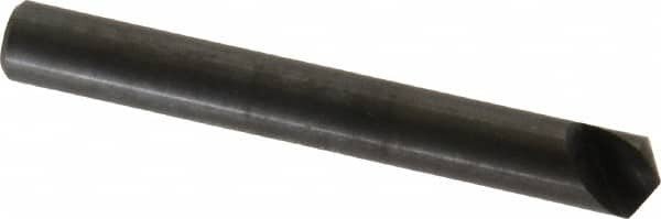 Hertel - 1/4" Head Diam, 1/4" Shank Diam, 1 Flute 120° High Speed Steel Countersink - All Tool & Supply