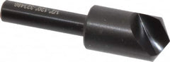 Hertel - 1/2" Head Diam, 1/4" Shank Diam, 1 Flute 120° High Speed Steel Countersink - All Tool & Supply