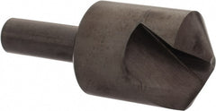 Hertel - 1-1/4" Head Diam, 1/2" Shank Diam, 1 Flute 120° High Speed Steel Countersink - All Tool & Supply