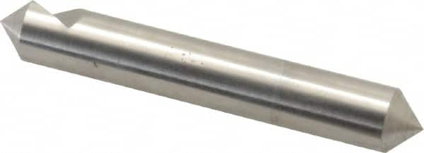 Hertel - 3/8" Head Diam, 3/8" Shank Diam, 1 Flute 90° High Speed Steel Countersink - All Tool & Supply