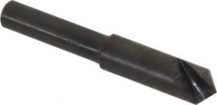 Hertel - 5/16" Head Diam, 1/4" Shank Diam, 1 Flute 100° High Speed Steel Countersink - All Tool & Supply