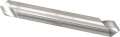 Hertel - 1/4" Head Diam, 1/4" Shank Diam, 1 Flute 90° High Speed Steel Countersink - 2" OAL, Straight Shank - All Tool & Supply