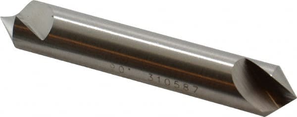 Hertel - 1/2" Head Diam, 1/2" Shank Diam, 1 Flute 90° High Speed Steel Countersink - All Tool & Supply