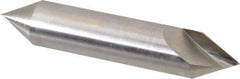 Hertel - 3/4" Head Diam, 3/4" Shank Diam, 1 Flute 60° High Speed Steel Countersink - 3-1/2" OAL, Straight Shank - All Tool & Supply