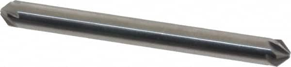 Hertel - 3/16" Head Diam, 3/16" Shank Diam, 6 Flute 90° Solid Carbide Countersink - All Tool & Supply