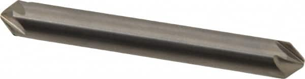 Hertel - 1/4" Head Diam, 1/4" Shank Diam, 6 Flute 90° Solid Carbide Countersink - All Tool & Supply