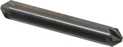 Hertel - 3/8" Head Diam, 3/8" Shank Diam, 6 Flute 90° Solid Carbide Countersink - 2-1/2" OAL, Straight Shank - All Tool & Supply