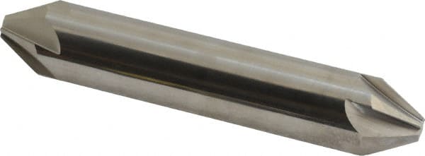 Hertel - 3/4" Head Diam, 3/4" Shank Diam, 6 Flute 60° Solid Carbide Countersink - All Tool & Supply