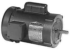 Baldor - 1 Max hp, 3,450 Max RPM, Electric AC DC Motor - 115, 230 V Input, Single Phase, 56C Frame - All Tool & Supply