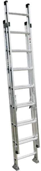 Werner - 24' High, Type I Rating, Aluminum Extension Ladder - 250 Lb Capacity, 21' Working Length - All Tool & Supply