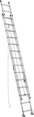 Werner - 28' High, Type IA Rating, Aluminum Extension Ladder - 300 Lb Capacity, 25' Working Length - All Tool & Supply