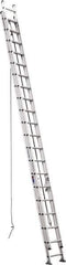 Werner - 40' High, Type IA Rating, Aluminum Extension Ladder - 300 Lb Capacity, 35' Working Length - All Tool & Supply