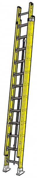 Werner - 20' High, Type IAA Rating, Fiberglass Extension Ladder - All Tool & Supply