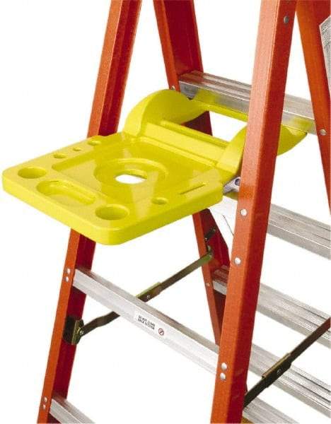 Werner - Plastic Molded Pail Ladder Shelf - For Use with 6000 & 6200 Series Stepladders - All Tool & Supply