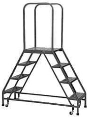 PW Platforms - 4 Step Platform - 800 Lb Capacity, 40" Platform Height, 20" Base Width x 55" Base Depth - All Tool & Supply