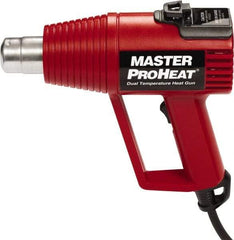 Master Appliance - 500 to 1,000°F Heat Setting, 16 CFM Air Flow, Heat Gun - 120 Volts, 11 Amps, 1,300 Watts, 6' Cord Length - All Tool & Supply