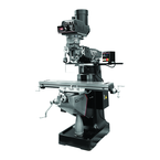 9 x 49" Table EVS Elec Variable Speed Mill with 3-Axis ACU-RITE 300S (Knee) DRO and X-Axis JET Powerfeed - All Tool & Supply