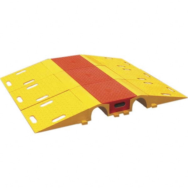 Checkers - On Floor Cable Covers Cover Material: Polyurethane Number of Channels: 1 - All Tool & Supply