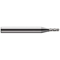 Harvey Tool - Ball End Mills; Mill Diameter (Inch): 13/64 ; Mill Diameter (Decimal Inch): 0.2031 ; Number of Flutes: 4 ; Length of Cut (Inch): 5/8 ; Length of Cut (Decimal Inch): 0.6250 ; Material: Solid Carbide - Exact Industrial Supply