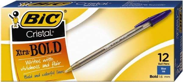 Bic - Conical Ball Point Pen - Blue - All Tool & Supply