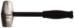 American Hammer - 4 Lb Head 1-1/2" Face Lead Alloy Hammer - 10" OAL, Steel Handle with Grip - All Tool & Supply