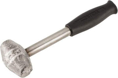 American Hammer - 3 Lb Head 1-1/4" Face Lead Alloy Hammer - 10" OAL, Steel Handle with Grip - All Tool & Supply