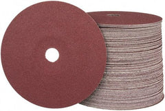 Camel Grinding Wheels - 7" Diam 7/8" Hole 80 Grit Fiber Disc - Medium Grade, Aluminum Oxide, 8,600 Max RPM - All Tool & Supply