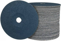 Camel Grinding Wheels - 7" Diam 7/8" Hole 60 Grit Fiber Disc - Medium Grade, Zirconia Alumina, 8,600 Max RPM - All Tool & Supply