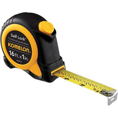 Komelon - 16' x 1" Yellow Blade Tape Measure - All Tool & Supply