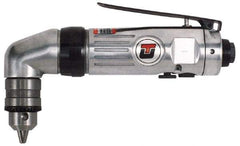 Universal Tool - 3/8" Reversible Keyed Chuck - Right Angle Handle, 1,800 RPM, 4.6 CFM, 0.5 hp, 90 psi - All Tool & Supply