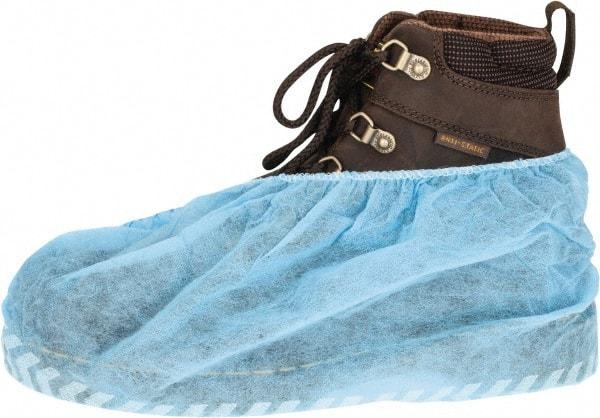 PRO-SAFE - Size XL, Polypropylene, Non-Skid Shoe Cover - Blue, Non-Chemical Resistant - All Tool & Supply