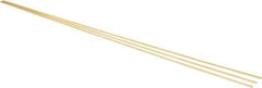 Made in USA - 1/16 Inch Diameter x 12 Inch Long, Brass Round Rod - Alloy 260 - All Tool & Supply