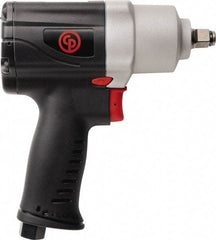 Chicago Pneumatic - 1/2" Drive, 990 RPM, 450 Ft/Lb Torque Impact Wrench - Pistol Grip Handle, 1,700 IPM, 20 CFM, 90 psi, 1/4" NPT Inlet - All Tool & Supply