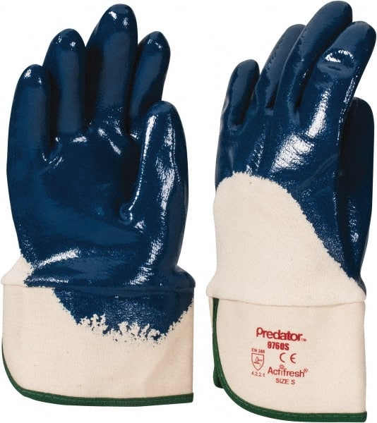 MCR Safety - 12 Pairs Size S (7), Nitrile Coated Cut & Puncture Resistant Gloves - Exact Industrial Supply