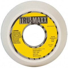 Tru-Maxx - 4" Diam, 1-1/4" Hole Size, 1-1/2" Overall Thickness, 80 Grit, Type 11 Tool & Cutter Grinding Wheel - Medium Grade, Aluminum Oxide, K Hardness, 5,730 RPM - All Tool & Supply