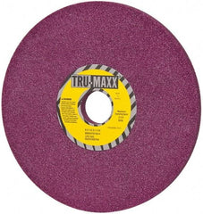 Tru-Maxx - 8" Diam x 1-1/4" Hole x 1/2" Thick, H Hardness, 46 Grit Surface Grinding Wheel - Aluminum Oxide, Type 1, Coarse Grade, 3,105 Max RPM, No Recess - All Tool & Supply