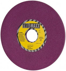 Tru-Maxx - 7" Diam x 1-1/4" Hole x 1/4" Thick, K Hardness, 80 Grit Surface Grinding Wheel - Aluminum Oxide, Type 1, Medium Grade, 3,600 Max RPM, No Recess - All Tool & Supply