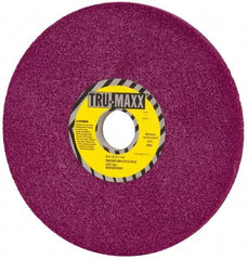 Tru-Maxx - 8" Diam x 1-1/4" Hole x 1/2" Thick, G Hardness, 60 Grit Surface Grinding Wheel - Aluminum Oxide, Type 1, Coarse Grade, 3,600 Max RPM, No Recess - All Tool & Supply