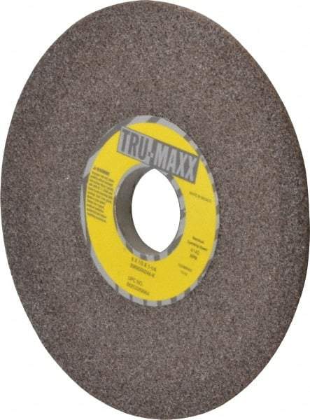 Tru-Maxx - 6" Diam, 1-1/4" Hole Size, 1/2" Overall Thickness, 46 Grit, Type 12 Tool & Cutter Grinding Wheel - Coarse Grade, Aluminum Oxide, K Hardness, 4,140 RPM - All Tool & Supply