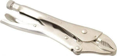 Paramount - 10" OAL Curved Jaw Locking Pliers - 1-7/8" Jaw Opening, Standard Handle - All Tool & Supply