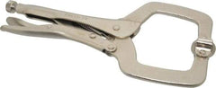 Paramount - 11" OAL C-Clamp Locking Pliers - 2-5/8" Jaw Depth, 3-3/8" Jaw Opening, Standard Handle - All Tool & Supply