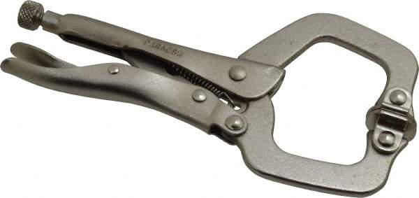 Paramount - 6" OAL C-Clamp Locking Pliers - 1-1/2" Jaw Depth, 2" Jaw Opening, Standard Handle - All Tool & Supply