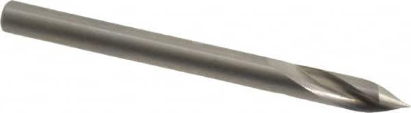 Accupro - 4mm Body Diam, 60°, 51mm OAL, Solid Carbide Spotting Drill - All Tool & Supply