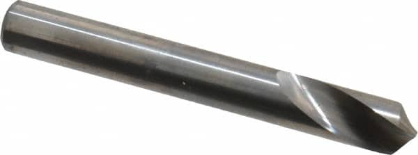 Accupro - 8mm Body Diam, 120°, 63mm OAL, Solid Carbide Spotting Drill - All Tool & Supply